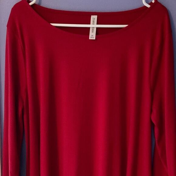 Red Womens Tunic size 2X - Picture 1 of 8